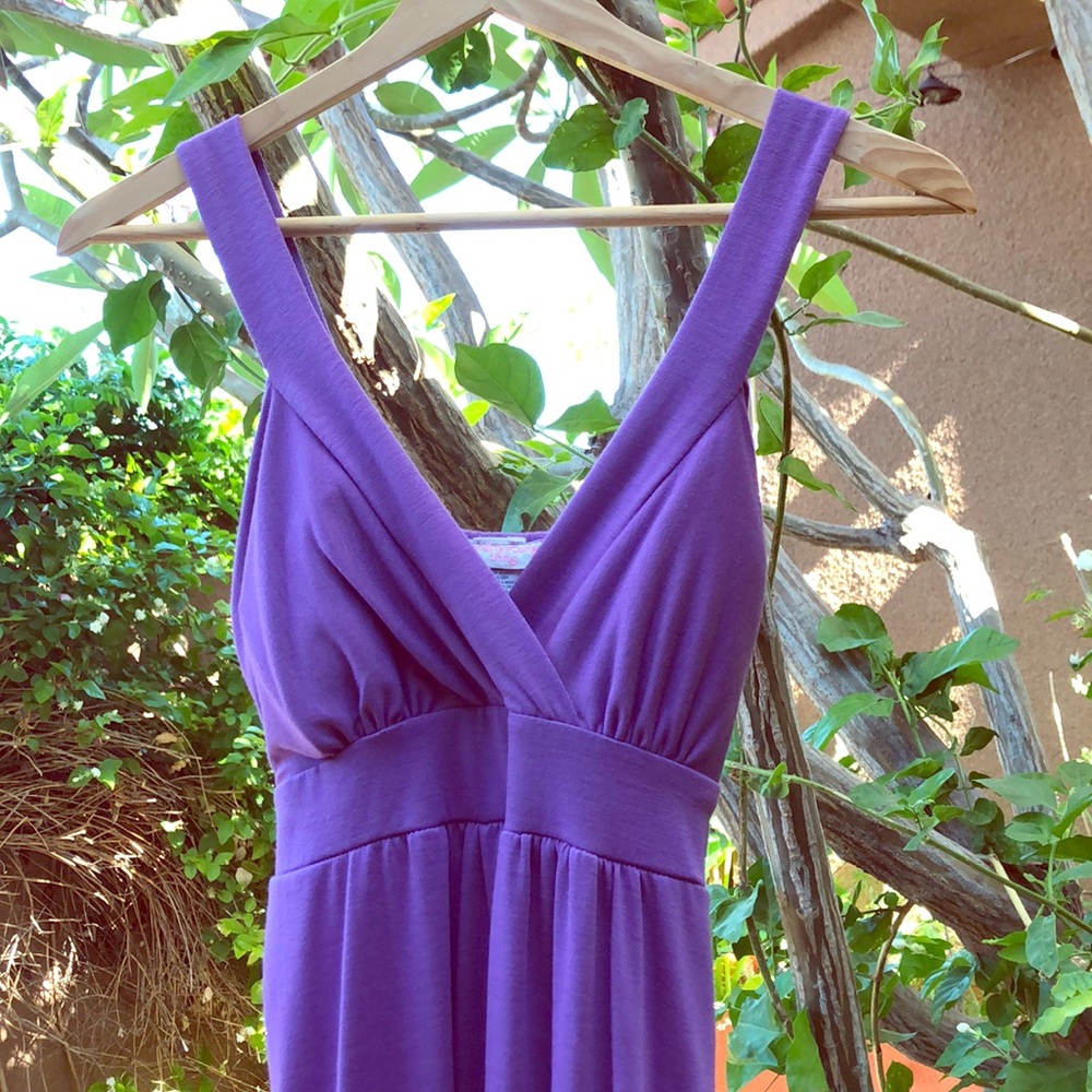 Empire waist back tie summer dress